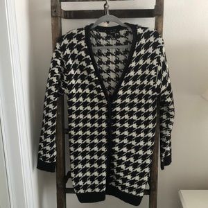 Houndstooth cardigan